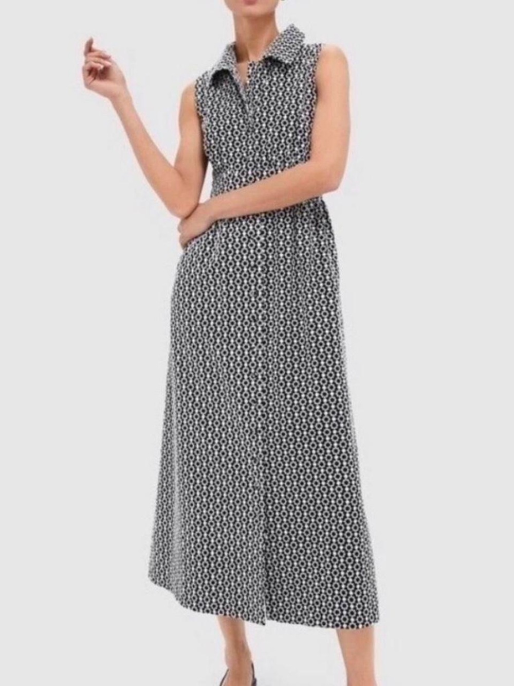 NWT Pomander Place from Tuckernuck Black and white Eyelet Dress